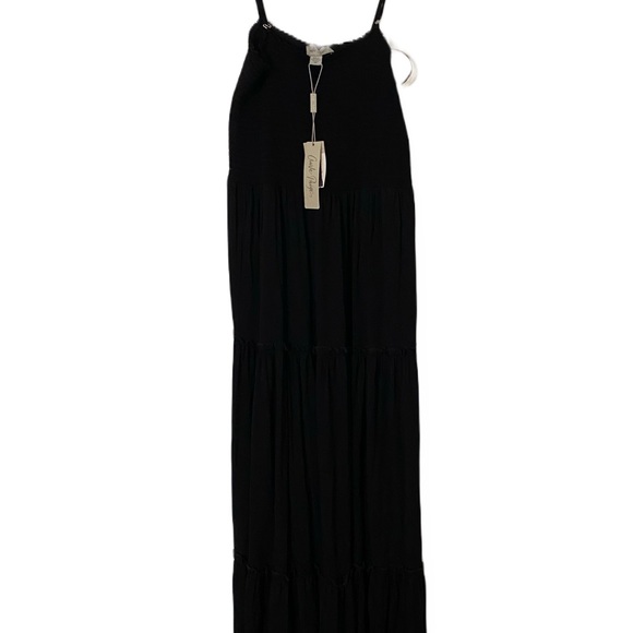 Charlie Paige Dresses & Skirts - Charlie Paige Black Tiered Maxi Dress